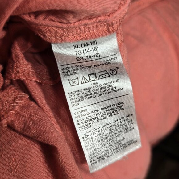 Old Navy Terracotta Tiered Smocked Cami Sun Dress - Picture 7 of 8